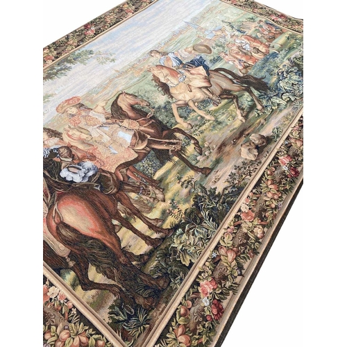 193 - FRENCH TAPESTRY, 290cm x 190cm.