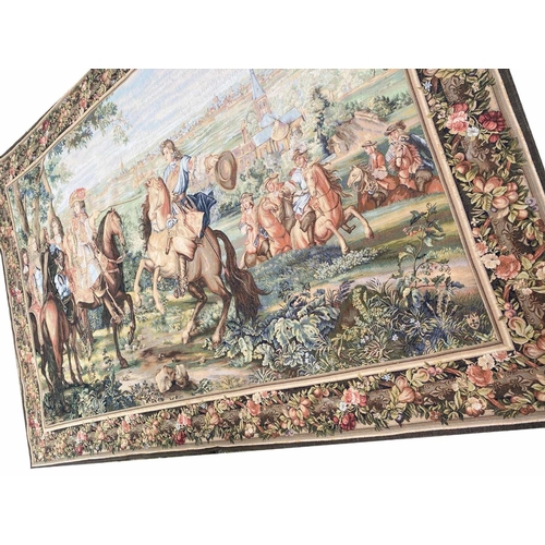 193 - FRENCH TAPESTRY, 290cm x 190cm.