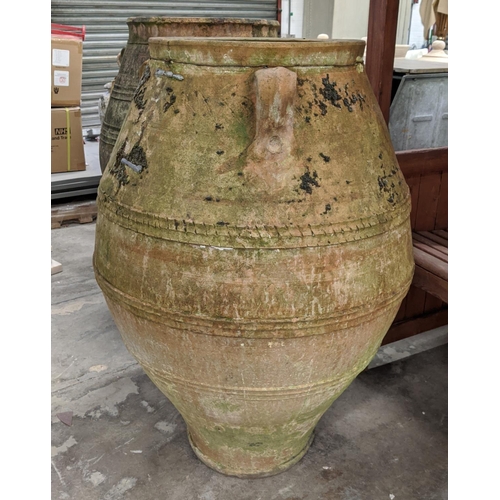 23 - OLIVE JAR, terracotta, 102cm H approx.