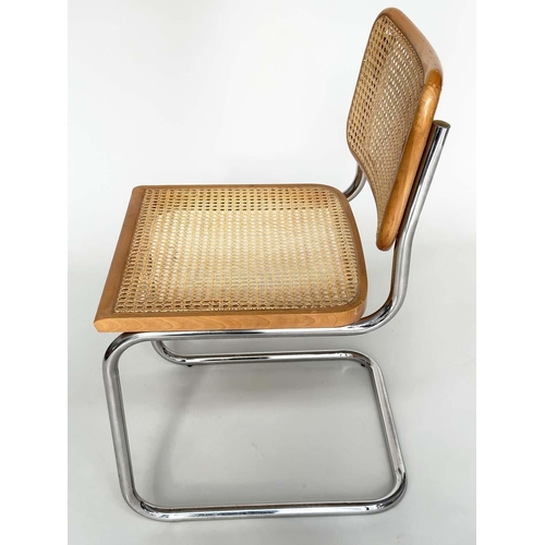 376 - AFTER MARCEL BREUER CESCA STYLE CHAIRS, a set of six, 79cm H. (6)