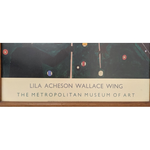 65 - LILA ACHESON WALLACE WING THE METROPOLITAN MUSEUM OF ART POSTER, 92cm x 60cm.