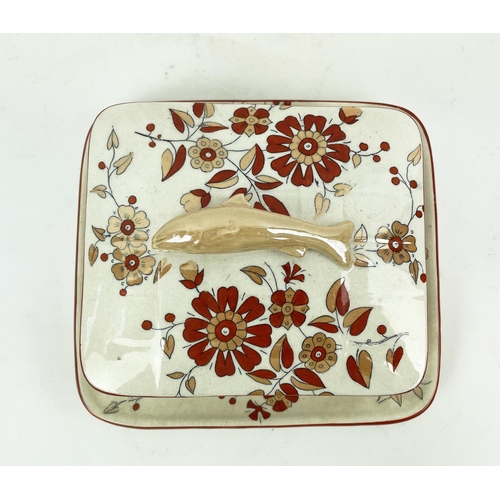 1 - SARDINE DISHES, a collection of fourteen, various designs and patterns. (14)