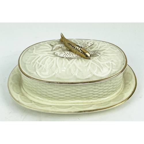 2 - SARDINE DISHES, a collection of fifteen, various designs and patterns. (15)