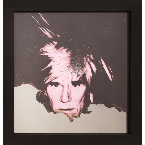 36 - AFTER ANDY WARHOL, 'Andy Warhol self portraits', 53cm x 49cm, framed. (2)