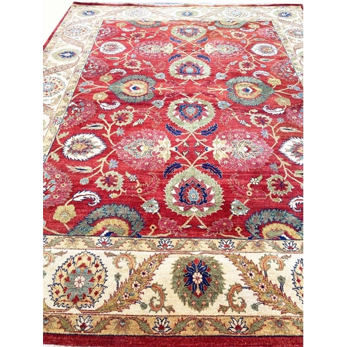 75 - LAHORE SAFAVID DESIGN CARPET, 310cm x 240cm.