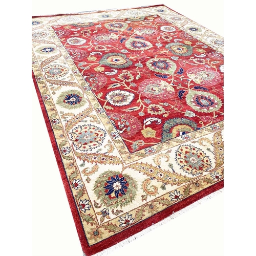 75 - LAHORE SAFAVID DESIGN CARPET, 310cm x 240cm.