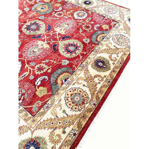 75 - LAHORE SAFAVID DESIGN CARPET, 310cm x 240cm.