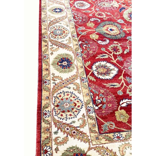 75 - LAHORE SAFAVID DESIGN CARPET, 310cm x 240cm.