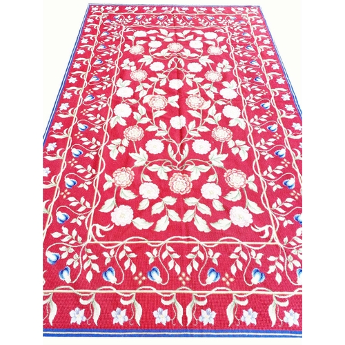 83 - FINE PORTGUESE CARPET, 245cm x 152cm.