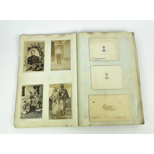 7 - PHOTOGRAPH ALBUM, early 20th century social history, compiled by William (Billy) Pulley 2nd Seaforth... 