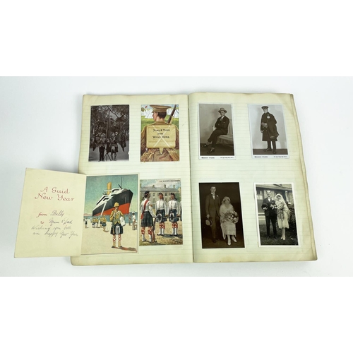 7 - PHOTOGRAPH ALBUM, early 20th century social history, compiled by William (Billy) Pulley 2nd Seaforth... 