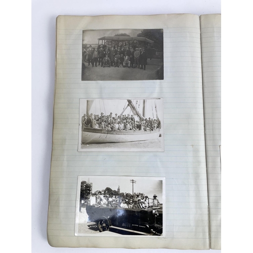 7 - PHOTOGRAPH ALBUM, early 20th century social history, compiled by William (Billy) Pulley 2nd Seaforth... 