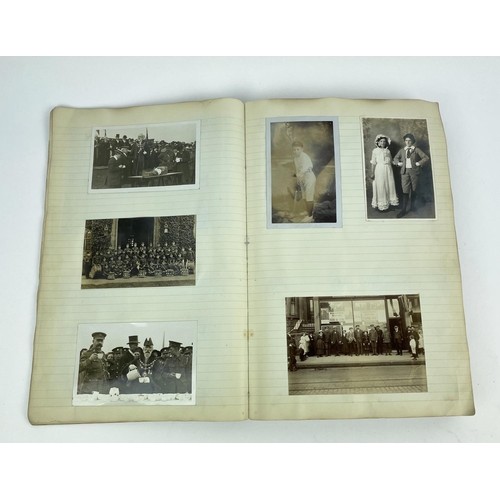 7 - PHOTOGRAPH ALBUM, early 20th century social history, compiled by William (Billy) Pulley 2nd Seaforth... 