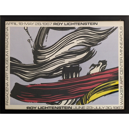 70 - ROY LICHTENSTEIN, lithographic poster, 1967, 63cm x 83cm, framed.