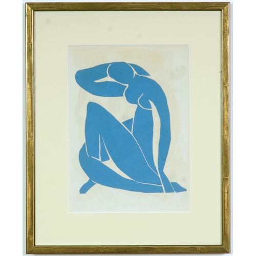 58 - HENRI MATISSE, blue nudes, a set of four lithographs, 1960, 33cm x 25cm each.