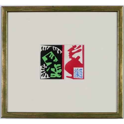 59 - HENRI MATISSE, a set of ten rare hand coloured pochoir, after the decoupage, edition 1000, published... 