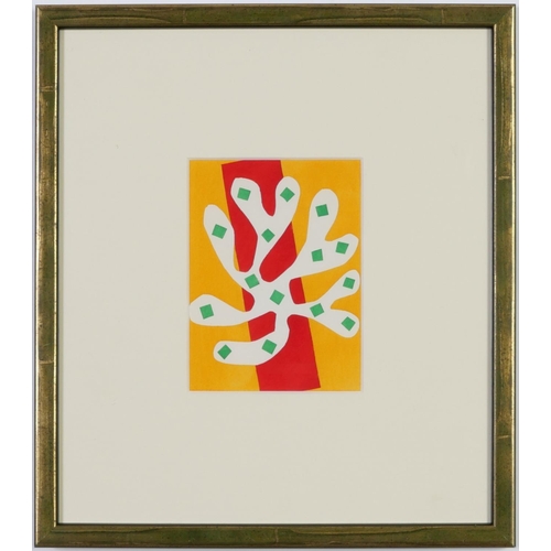 59 - HENRI MATISSE, a set of ten rare hand coloured pochoir, after the decoupage, edition 1000, published... 