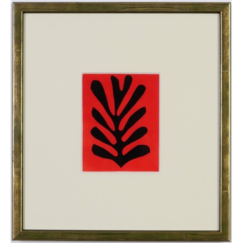 59 - HENRI MATISSE, a set of ten rare hand coloured pochoir, after the decoupage, edition 1000, published... 