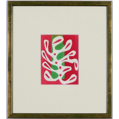 59 - HENRI MATISSE, a set of ten rare hand coloured pochoir, after the decoupage, edition 1000, published... 