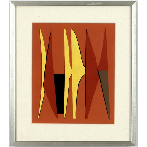 60 - A SET OF NINE ABSTRACT POCHOIR, edition 1500, 1952, Alberto Magnelli et al, 22.5cm x 17.5cm each. (S... 