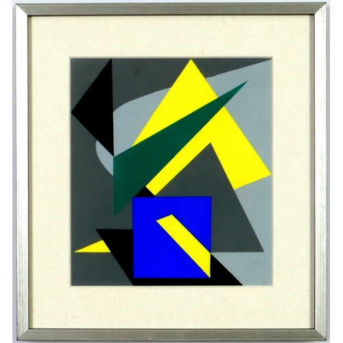 60 - A SET OF NINE ABSTRACT POCHOIR, edition 1500, 1952, Alberto Magnelli et al, 22.5cm x 17.5cm each. (S... 