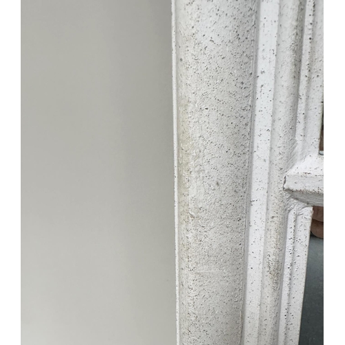 289 - 'WINDOW' MIRROR, white painted in the form of a window, 220cm H x 60cm W.