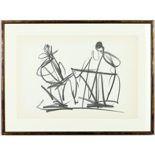 53 - HENRY MOORE, a pair of off set lithographs from the 1954 edition, 30.5cm x 45cm.