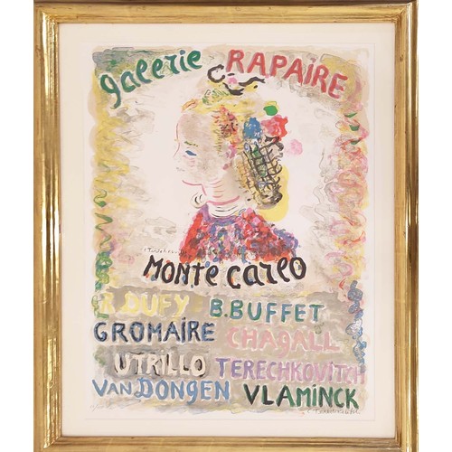 79 - CONSTANTIN TERECHKOVITCH (1902-1978), 'Monte Carlo', signed and numbered 68/150, 63cm x 46cm, framed... 