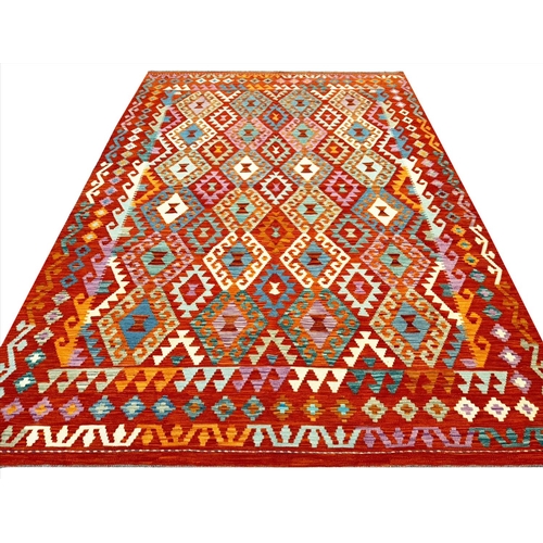 95 - FINE ANATOLIAN KILIM, 300cm x 210cm.