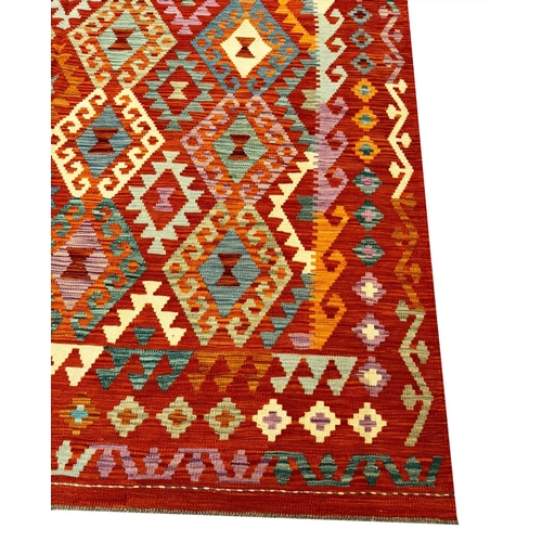 95 - FINE ANATOLIAN KILIM, 300cm x 210cm.