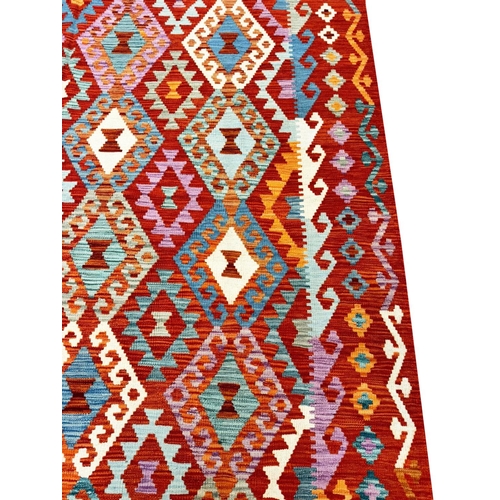 95 - FINE ANATOLIAN KILIM, 300cm x 210cm.