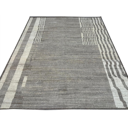 96 - CONTEMPORARY MOROCCAN DESIGN WOOL CARPET, 305cm x 244cm.