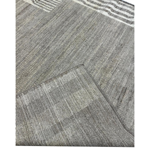 96 - CONTEMPORARY MOROCCAN DESIGN WOOL CARPET, 305cm x 244cm.