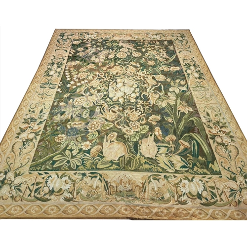 99 - FINE NEEDLEPOINT TAPESTRY CARPET, 309cm x 240cm.