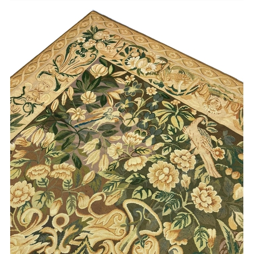 99 - FINE NEEDLEPOINT TAPESTRY CARPET, 309cm x 240cm.