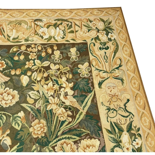 99 - FINE NEEDLEPOINT TAPESTRY CARPET, 309cm x 240cm.