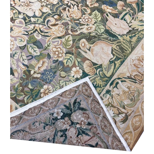 99 - FINE NEEDLEPOINT TAPESTRY CARPET, 309cm x 240cm.