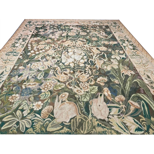 99 - FINE NEEDLEPOINT TAPESTRY CARPET, 309cm x 240cm.