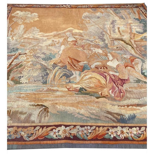 102 - FLEMISH DESIGN TAPESTRY, 200cm x 190cm.