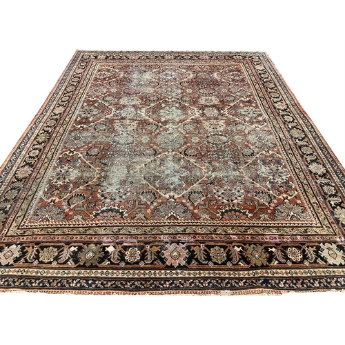 105A - ANTIQUE MAHAL CARPET, 420cm x 329cm.