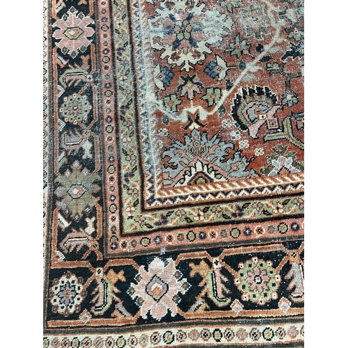 105A - ANTIQUE MAHAL CARPET, 420cm x 329cm.