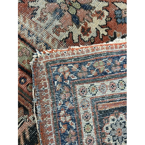 105A - ANTIQUE MAHAL CARPET, 420cm x 329cm.