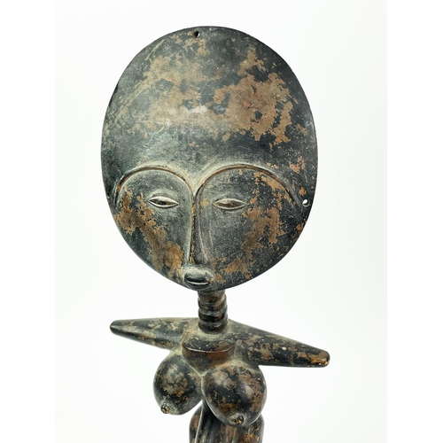 19 - ASHANTI DOLL (Ghana), 51cm H.