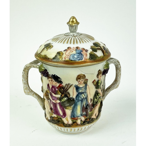 10 - QUANTITY OF VARIOUS 18TH/19TH CENTURY PORCELAIN, including Meissen potpourri pierced lidded vases, a... 