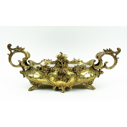 4 - BUNCHED WALL GRAPES, three jade and quartz in rounded edge gilt frames, along with a gilt metal Fren... 