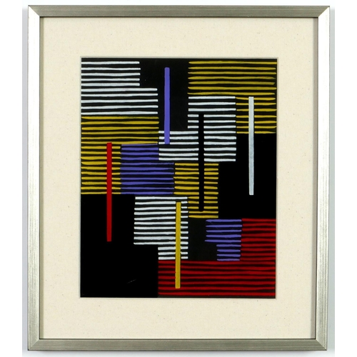 41 - A SET OF NINE ABSTRACT POCHOIR, edition 1500, 1952, Alberto Magnelli et al, 22.5cm x 17.5cm each. (S... 