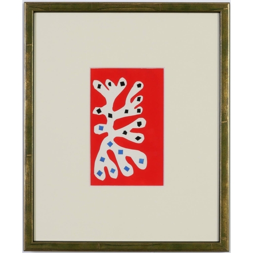 42 - HENRI MATISSE, a set of ten rare hand coloured pochoir, after the decoupage, edition 1000, published... 