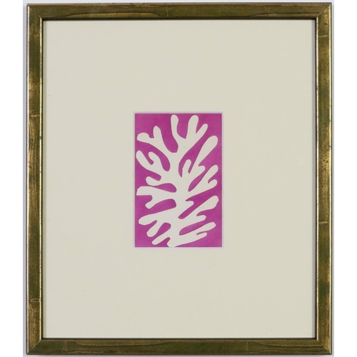 42 - HENRI MATISSE, a set of ten rare hand coloured pochoir, after the decoupage, edition 1000, published... 