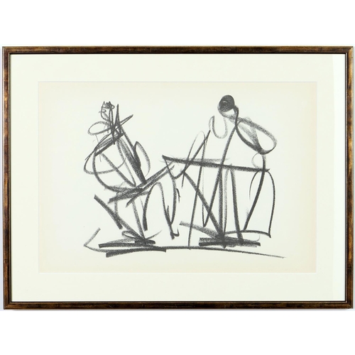 48 - HENRY MOORE, a pair of off set lithographs from the 1954 edition, 30.5cm x 45cm.