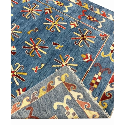 65 - FINE SUZANI DESIGN CARPET, 300cm x 201cm.